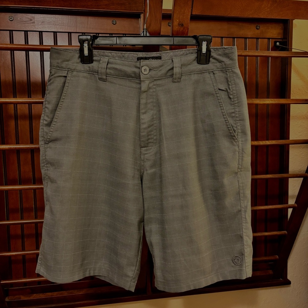 Hang Ten Gray Men's Flat Front Shorts